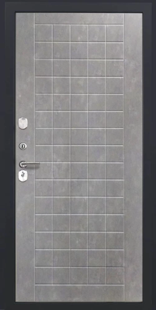 Входная дверь ДвериПРО Квадро ФЛ-256 (10мм, бетон пепельный) DPRO196474 внутренняя сторона