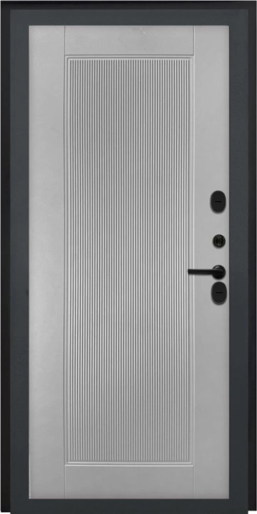 Входная дверь ДвериПРО Модель L-49 ПВХ 10мм Астрод Velutto Grigio DPRO196756 внутренняя сторона