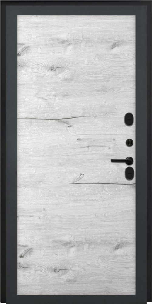 Входная дверь ДвериПРО Rosna Без фрезеровки Дуб арктик горизонт DPRO196716 внутренняя сторона
