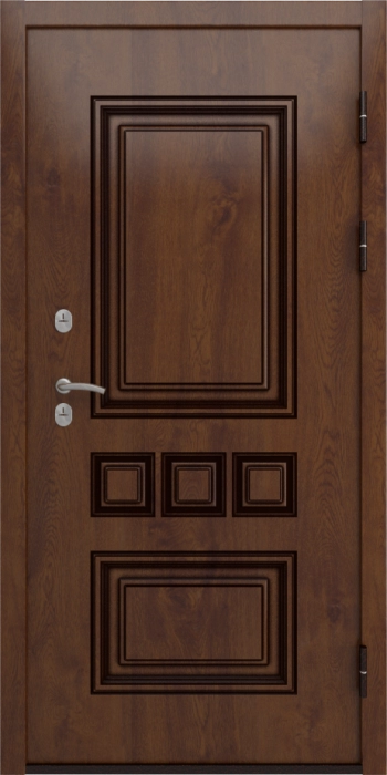 Входная дверь Аура ФЛ-700 (10мм, ясень белый) внешняя сторона